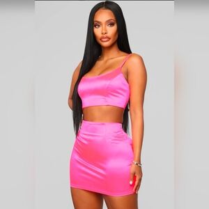 Fashion Nova True Icon Hot Skirt Set